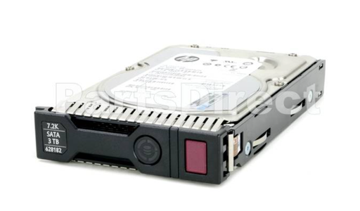 [3TB hot-plug SATA drive - 7,200 RPM, 6Gb/sec transfer rate, 3.5-inch large form factor (LFF),] 628182-001
