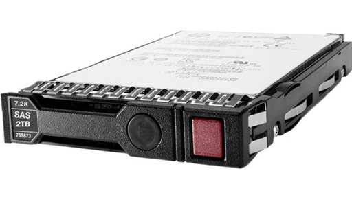 [2TB hot-plug SAS hard disk drive - 12Gb/sec transfer rate, 7,200 RPM, 2.5-inch small form factor (SFF), Midline (MDL), 512e format, SmartDrive Carrier (SC) - For use with Gen8/Gen9 or newer] 765466-B21