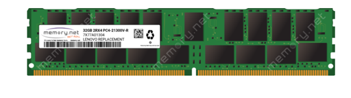 [Lenovo - 7X77A01304 - Lenovo 32GB DDR4 SDRAM Memory Module - 32 GB (1 x 32 GB) - DDR4-2666/PC4-21300 DDR4 SDRAM - CL19] 7X77A01304
