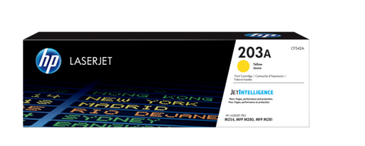[HP 203A Yellow Original LaserJet Toner Cartridge] CF542A