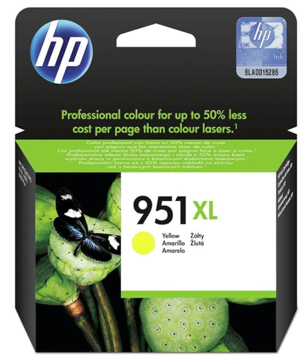 [HP 951XL YELLOW OFFICEJET INK CARTRIDGE EMEA] CN048AE