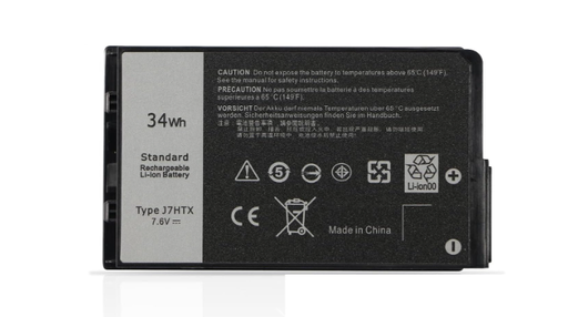 [Battery rating: 7.6V; Battery capacity: 4342mAh (34Wh); Battery cells: 4-cell;] J7HTX
