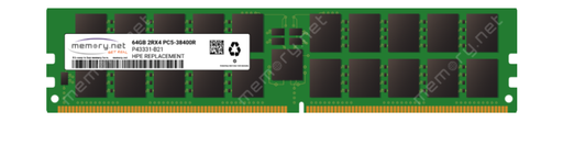 [HPE 64GB (1X64GB) DUAL RANK X4 DDR5-4800 CAS-40-39-39 EC8 REGISTERED SMART MEMORY KIT] P43331-B21N