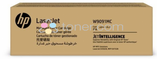 [HP Managed LaserJet Toner Cartridge (Cyan)] W9091MC