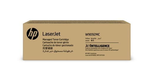 [Yellow Managed Original LaserJet Toner Cartridge] W9092MC