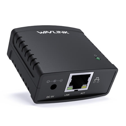 [NU78M41 10/100Mbps Ethernet to USB 2.0 Network LPR Print Server] WL-NU72P11