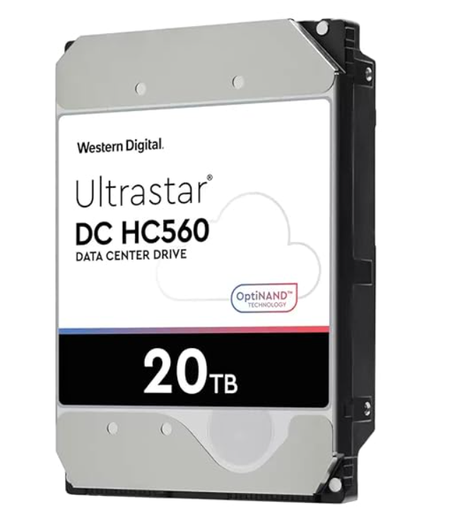 [WD Ultrastar HC560
WUH722020BLE6L4 (0F38785)
20TB 7200RPM 3.5" SE SATA
HDD] WUH722020BLE6L4