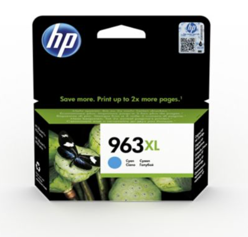 [HP 963XL High Yield Cyan Original Ink Cartridge] 3JA27AE